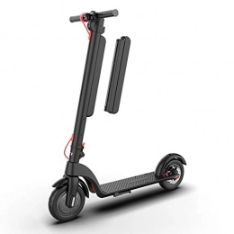 QXFJ Electric Scooter QXFJ 10 Inches Electric Scooter Adult, Three Speed Modes IP54 Waterproof Maximum Speed 25km / H Maximum Load 100kg 45KM Long Distance Embedded Battery 6H Fast Charging