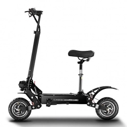 QXFJ Electric Scooter QXFJ 11-Inch Dual-Drive 5600W Electric Scooter, Maximum Speed 85km / H 11-Inch Tubeless Tire Hydraulic Shock Absorption Maximum Load 150KG 60V 18AH / 28AH / 33AH / 38AH Lithium Battery
