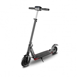 QXFJ Scooter QXFJ Electric Scooter Adult, Maximum Speed 25KM / H Maximum Load 100kg Maximum Endurance 30km High Width Solid Tyre Height Adjustable 6A Lithium Battery