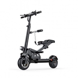 QXFJ Scooter QXFJ Foldable Electric Scooter, Electric Scooter Adult Maximum Speed 25km / H Explosion-Proof Tubeless Tires Maximum Load 200kg 150KM Long Distance 48V / 10AH 5h Fast Charging 4M Brake