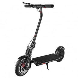 QYTS Electric Scooter Adult, 10" air filled Tires Fast Speed 28km/h Range, Motorised 350w City Commuter Folding Kick Scooters