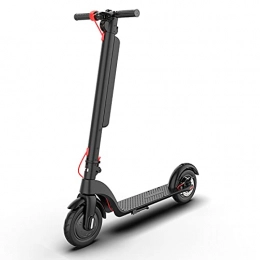 QYTS Electric Scooter QYTS Electric Scooter Adult, 10" Solid Tires Fast Speed 32km / h Range Motorised 350w City Commuter Folding Kick Scooters
