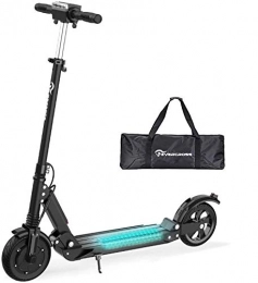 RCB Electric Scooter RCB Electric Scooter Folding Scooter Maximum speed 30km / h, 350W Motor, Anti-Skid Tire and LCD Screen, Waterproof, For Adults and Teenagers (BLACK)