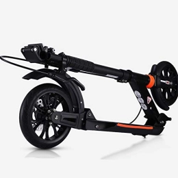 Scooters Scooter Scooters Non-electric Adult Kick for Teens & Boy, Kids Folding for City wtih 2 Big Wheels, for Age 15+ (Black)