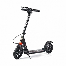 SJZD Scooter SJZD Folding scooter, freestyle scooter, adult scooter with disc brake, non-electric, load-bearing 150 kg (black)