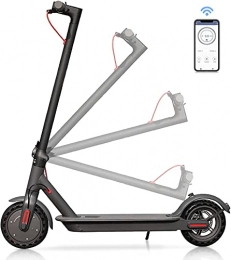Skran Scooter Skran 350W Electric Scooter, 10.4ah Up to 30km e scooter, Portable Folding Fast Electric Scooter, for Adults and Teenagers with Disc Brakes Electric Scooter, 21.7 Miles or 35km Long Range.