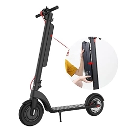 Generic Electric Scooter Soleplay X8 Pro Electric Scooter with 25km / h Top Speed, 45km Range: Sturdy, Lightweight and Portable eScooter with Easy Triple Braking System, LED Lighting and a Detachable Quick Charge Battery