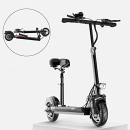 SSCYHT Scooter SSCYHT Electric Kick Scooter for Adults, Portable & Lightweight, Max Speed 19.8Mph, Long-Range Battery, 500W Powerful Motor, E-Scooter for Commute, Black, 23Ah