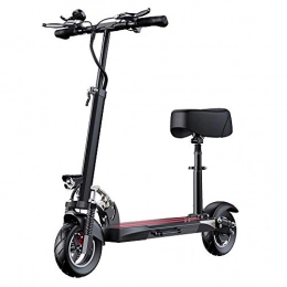 SSCYHT Scooter SSCYHT Electric Scooter for Adult, Top Speed 35 KM / H, 400W Motor, Long-Range Battery, Foldable & Portable, 10" Pneumatic Tires, for Commute, 13Ah