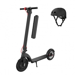 SSCYHT Electric Scooter SSCYHT Electric Scooter for Adult with Helmet, 10" Tires, Powerful 350W Motor, Up To 15.5 MPH, 24.8 Miles Long-Range Battery, for Commute And Travel