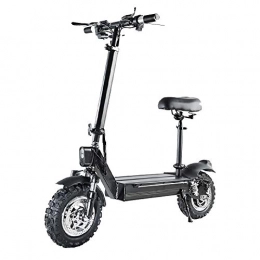 SSCYHT Electric Scooter SSCYHT Electric Scooters 1000W Motor 48V Lithium Battery Max Range 120km Top Speed 60km / h Waterproof Aluminum Alloy Foldable with LED Light 11 Inch Off-Road Vacuum Tire, 12Ah