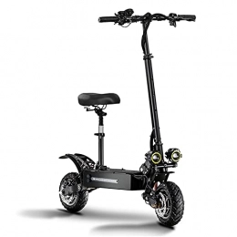 SUYUDD Scooter SUYUDD Electric Scooter C6 Off-Road 11 Inch Battery 60V 38AH Dual Motors 5600W Foldable - Electric Scooter with Seat Folding Mobility Scooter