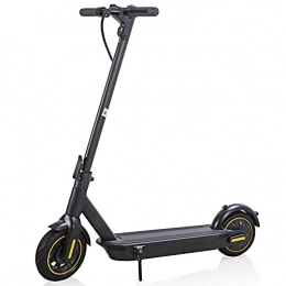 N\W Electric Scooter T4-Max Adult Electric Scooter with 10 Inch Solid Rubber Tyres and Aluminium Alloy Frame, Three Sports Modes (up to 33 km / h, 60 km Mileage), Foldable Scooter for Travel and Commuting