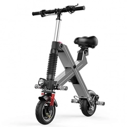 TB-Scooter Scooter TB-Scooter E-bike for Adults With seat, 240W 8Ah Folding Electric Bicycle, Electric Bike, 20km Long Range, 25KM / H, with Front LED Light and Safety Warning Taillight, 8" Pneumatic tire