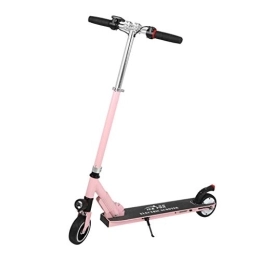 TeasyDay Electric Scooter TeasyDay One-Step Fold Adult Electric Scooter for Commute and Travel, Intelligent two-wheeled electric scooter, Electric scooter folding scooter，Scooter, Commuter transport flatbed (Pink)