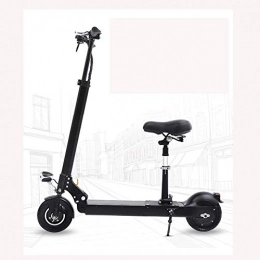 TINGYIN Electric Scooter TINGYIN Foldable Electric Scooter-10 inch Adult Men'S And Women'S Small Scooter, 18Km / H, Three-Speed Sports Speed Regulation, Double Disc Electronic Brake