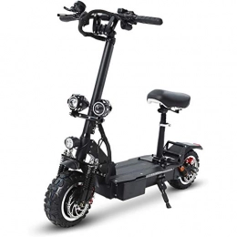 TKTTBD Electric Scooter TKTTBD Motor Foldable Scooter Electric, Dual-motor 11-inch Off-road Vacuum Tires and Dual-disc Brake Folding Scooter for Comfortable and Fast Commuting, LCD Electronic Scooter