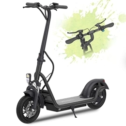 TOMOLOO Electric Scooter TOMOLOO Electric Scooter Adults, Portable Folding Commuting All Terrain Scooters 12-inch Off Road Shock-Absorbing Solid Tire, UL Certified Electric Scooters Up to 18 MPH and 49.7 Miles