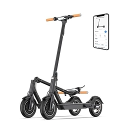 TOMOLOO Scooter TOMOLOO Electric Scooter for Adults, 350W Motor 10 Inch Solid Tire Commuting Electric Scooter Lightweight Folding Electric Scooters, with Led Lights and CE Certified (Plus)
