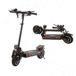 TONG Adult Electric Scooter, Multi-Function Lcd Dashboard/10 Inch Pneumatic Tire/500w Motor/45 Km/H/130kg Load/Led Ambient Light, Foldable Electric Skateboard