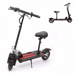 TONG Scooter TONG Electric Scooter, 500w Brushless Motor, Speed Up to 35 Km / h, Endurance Up to 30-40 Km, Foldable Electric Scooter, 10 Inch Solid Tires, Urban Commuter Scooter for Adults and Teenagers
