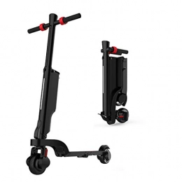 TB-Scooter Scooter Ultra-Lightweight Adult Electric Scooter, Folding, with 5.5 Inch Solid Tire, 250W Motor 20km Long Range Scooter, Convenient and Fast Commuting, 3 Speed Modes with LED Light