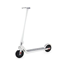 Currus Scooter UNAGI + Free Thousand Helmet - Model One E500 Electric Scooter - Lightweight E Scooter - Dual Motor Electric Scooters Adult - Durable Adult Electric Scooter with "One Click" Folding (White)