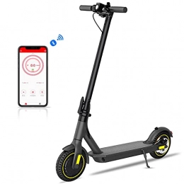 UWITGO Scooter UWITGO Electric Scooter Adult 350W Max Speed 25Km / h, 10 Inch Solid Tires Long Range 35Km, Foldable E Scooter for Adult Bluetooth APP Control, E-Scooter Adult with LCD Display, 3 Speed Modes