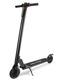 Velosso Electric Scooter Velosso Electric Scooter Folding E Scooter for Adult, 250w Motor, 3 Speed Modes Up to 20km / h, LCD Display, Maximum Load 100kg, 6 Inch Pneumatic Tire, Dual Brake, Front Flash Light (VT6 - Black)