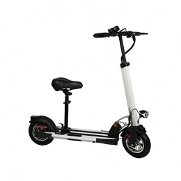 Vests Electric Scooter Vests Adult Electric Scooter Aluminum Folding Electric Car with 48V Lithium Battery Battery Car Can Be Folded Super Battery Life Waterproof and Non-slip Electric Scooter