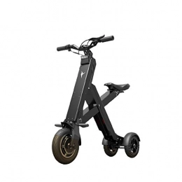 Vests Scooter Vests Electric Scooter, 36V10 Inch Foldable Aluminum Alloy Three-wheel Ultra-light Double Rear Wheel Hidden Shock Absorber Charging 4~6 Hours Folding E-Scooter