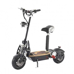 Vests Electric Scooter Vests Electric Scooter 48V1600W Lithium Battery Two-wheel Electric Scooter Folding Adult Portable Electric Scooter Waterproof and Non-slip Performance Electric Scooter