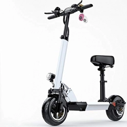 Vests Scooter Vests Electric Scooter for Adults 10 Inch Battery Electric Scooter Adult Foldable Driving Two-wheeled Scooter Electric Scooter With Seat Adult Electric Scooter