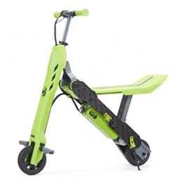 VIRO Rides 646089 Vega Transforming 2-in-1 Electric Scooter & Mini Bike for Children-Stylish & Powerful-Rechargeable Battery, Green, Scooter