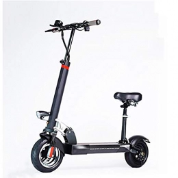WEIJINGRIHUA Scooter WEIJINGRIHUA Folding E-Scooter Adult, 500W Motor, 3 Speed Modes Up To 18km / h, Front And Rear 7cm Shock-absorbing Tires, Detachable Seat