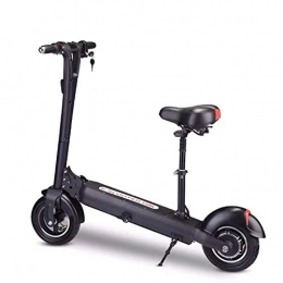 WEYQ Adult Electric Scooter Large Capacity 36V/400W Lithium Battery 18Ah Pool Easy Folding Carrying Design Oil Brake Brake Maximum Drive Range 60KM Collapsible Lightweight