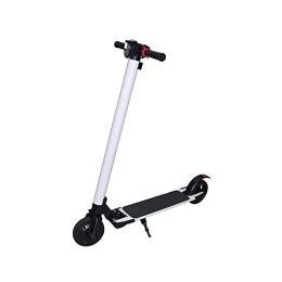 WSZDKA-WOMENBELT Electric Scooter WSZDKA-WOMENBELT Escooter Electric Scooter E Folding Mobility Scooter 6.5 Inch Solid Tires 18km Range Max Speed 25km / h 250W Motor LCD Display Screen Suitable for Women and Teenagers (white)