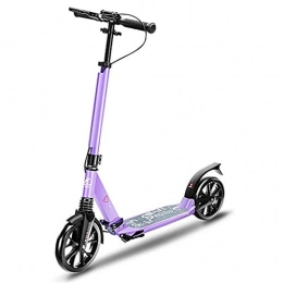XBSLJ Scooter XBSLJ Kick Scooter, Electric Scooter Adult Scooter, Big Wheel Kick Scooter, Youth Adult Scooter With Double Brakes, Stylish Folding Commuter Scooter