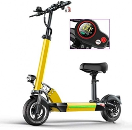 Xiaokang Scooter Xiaokang Electric Scooter LED Light, Fast Speed ​​55 Km / H 10 Inch E-Scooter, Folding And Adjustable Electric Scooter with Seat, Endurance 40 Km, Up To 200Kg Load Capacity