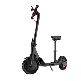 Xiaoxiao Scooter XIAOXIAO Electric Scooter， Folding Scooter， lithium Battery， Strong Endurance， Explosion-proof Tubeless Tire， Intelligent Control System (Color : Black 1)
