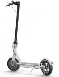 XINHUI Electric Scooter XINHUI Adult Electric Scooter, 25.7 Km Long-Distance Battery, 8.5 Inch Pneumatic Tires-22.5 KPH, Easy To Fold And Carry Design, White