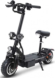 XINHUI Electric Scooter XINHUI Electric Scooter 3600W Dual Motor 11 Inch Off-Road Vacuum Tires Double Disc Brake Folding Scooter with 60V 30 AH Lithium Battery
