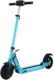 XINTONGSPP Electric Scooter XINTONGSPP Electric Scooter, Maximum Speed 30 Km / H, Maximum Load 120Kg, 250W, 6.6Ah, Height Adjustable, Adult Work Outing Folding Scooter, Blue