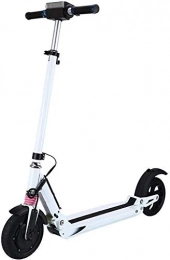 XINTONGSPP Scooter XINTONGSPP White Electric Scooter, Maximum Load 120Kg, 250W / 6.6Ah, Height Adjustable / Speed 30 Km / H, Adult Working Outing Folding Scooter, White