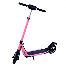 XXXD Electric Scooter XXXD Adult Foldable Scooter, City Campus Scooter Tool Two-wheel Scooter Student and Child Electric Commuter Scooter Easy To Carry Pink