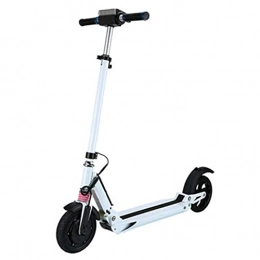 XXXD Electric Scooter XXXD Adult Foldable Scooter, City Campus Scooter Tool Two-wheel Scooter Student and Child Electric Commuter Scooter Easy To Carry White