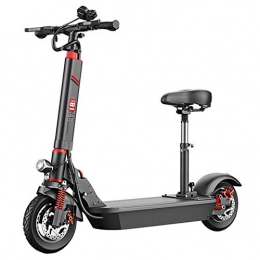 XYDDC Electric Scooter XYDDC Foldable Electric Scooter, Electric Kick Scooter for Adult with Anti-Theft Alarm, Max Speed 45Km / H, Electric Scooter with Cruise Control And USB Charging, Black, 80~100KM