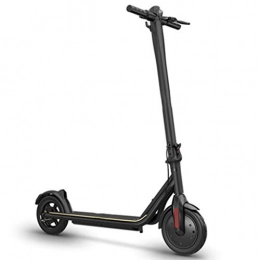 XZBYX Scooter XZBYX Electric Scooter 2 Rounds Adult Folding Travel To Work Smart Light Small Electric Scooter, Power 350W, Battery Voltage 42V (110 * 46 * 121.5CM), Black