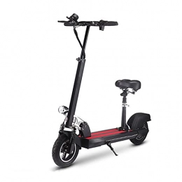 YIZHIYA Electric Scooter YIZHIYA Electric Scooter, 500W Folding Adult E-Scooter with Seat, Multi-hole disc brake, 3 Speed Modes, with LCD Display, City Cruising Off-Road Commuter Scooter, Maximum Load 150Kg, Black, 36V 15.6A