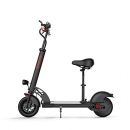YJF Electric Scooter YJF Electric Scooter for Adult Updated Folding Electric Scooter with Seat 500W Motor, Speed Up To 45 Km / h, Height Adjustable, LCD Display Screen